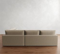 Westwood Fin Arm Deep Seat 3-Piece Wedge Sectional (133&quot;)