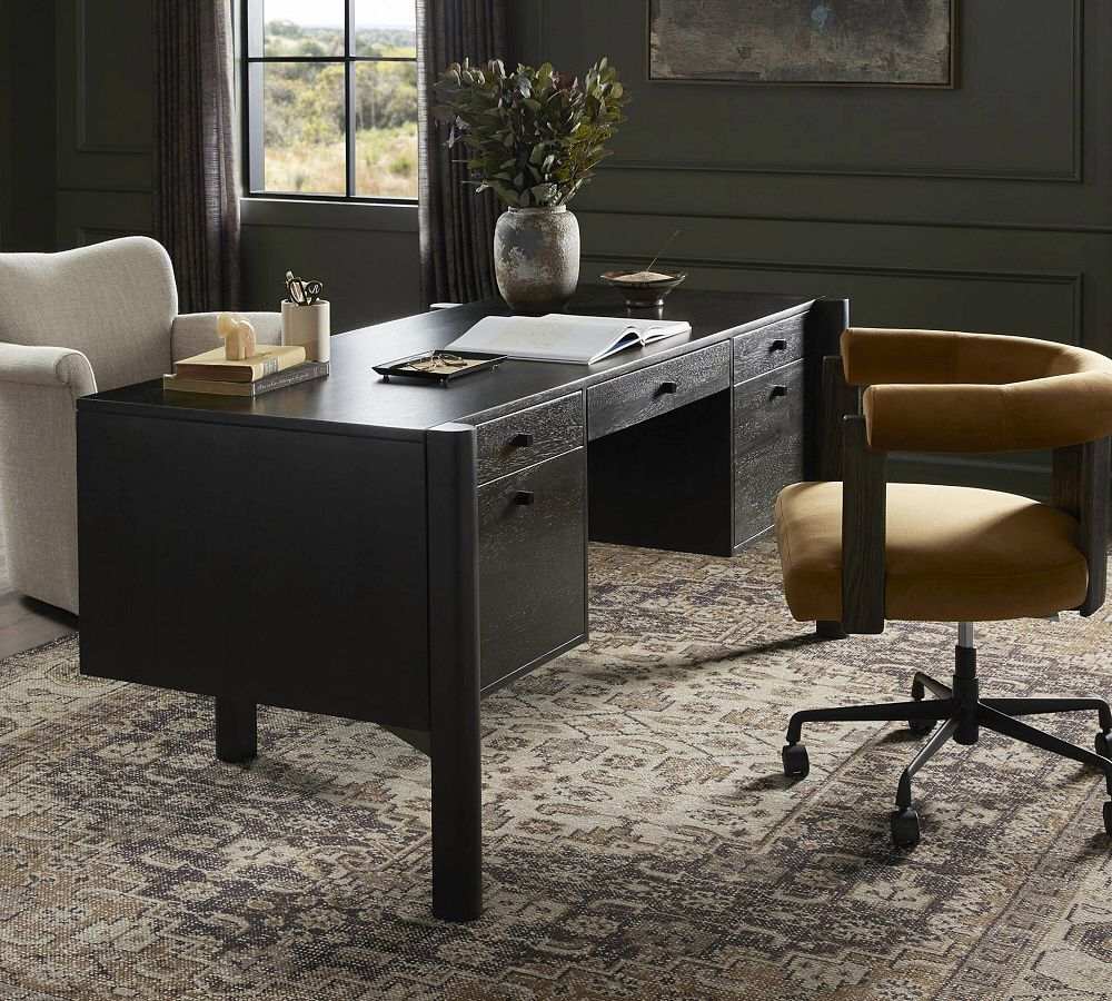 Hughes Wooden Executive Desk (70&quot;w)