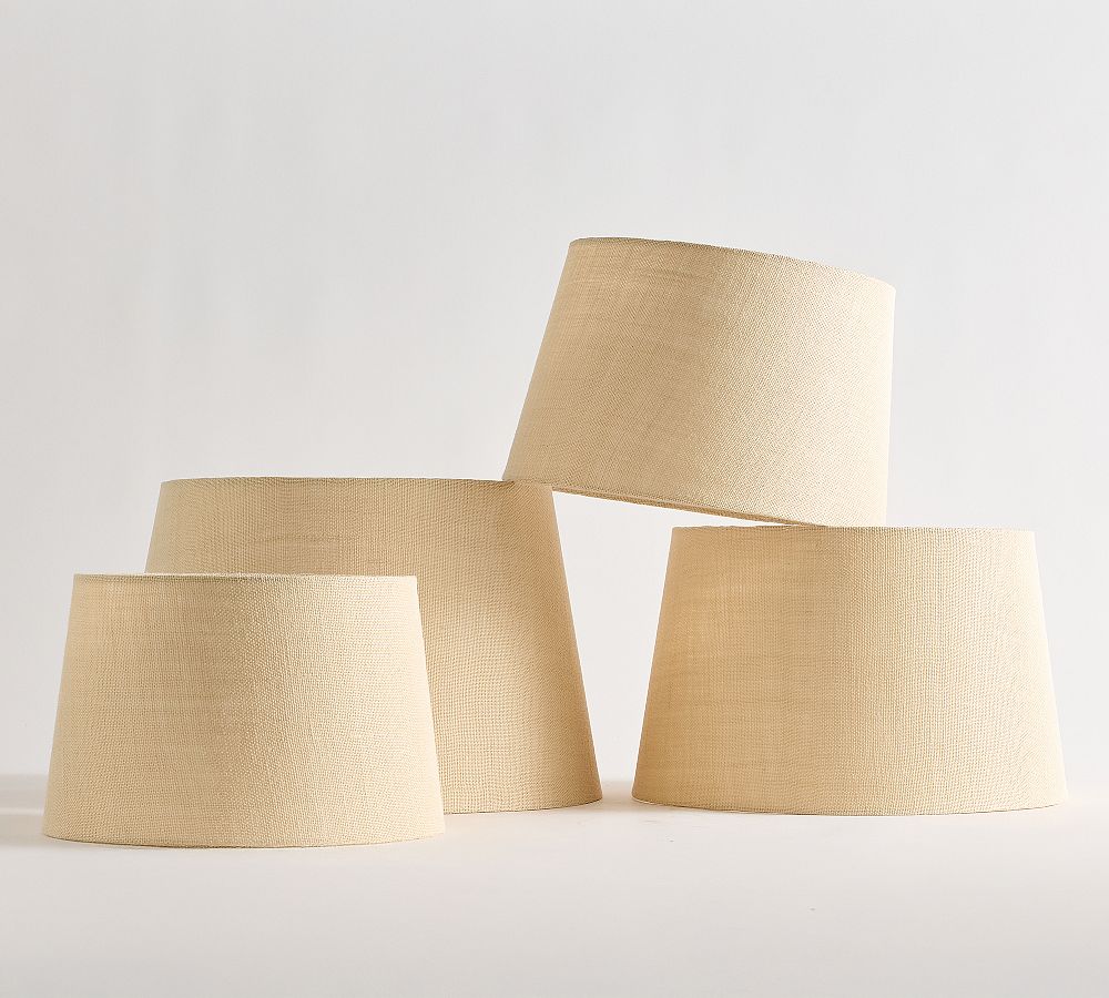 Gallery Burlap Tapered Drum Lamp Shade (14&quot;-20'')