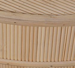 Mailee Bamboo Side Table (22&quot;)