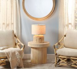 Mailee Bamboo Side Table (22&quot;)