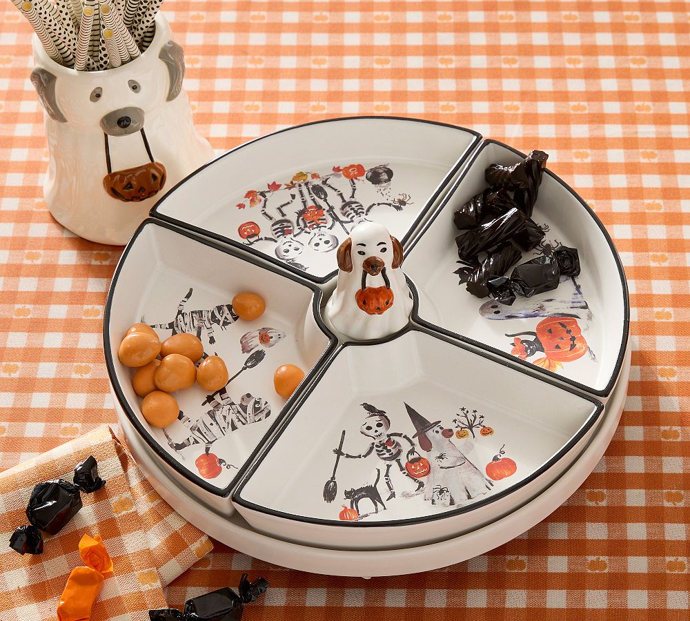 Doug &amp; Friends Stoneware Lazy Susan