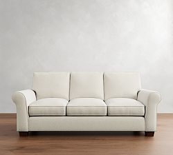 PB Comfort Roll Arm Sleeper Sofa with Memory Foam Mattress (64&quot;-87&quot;)