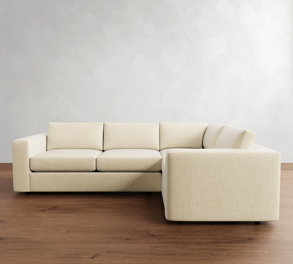 Carmel Wide Arm 3-Piece Sectional (113&quot;)