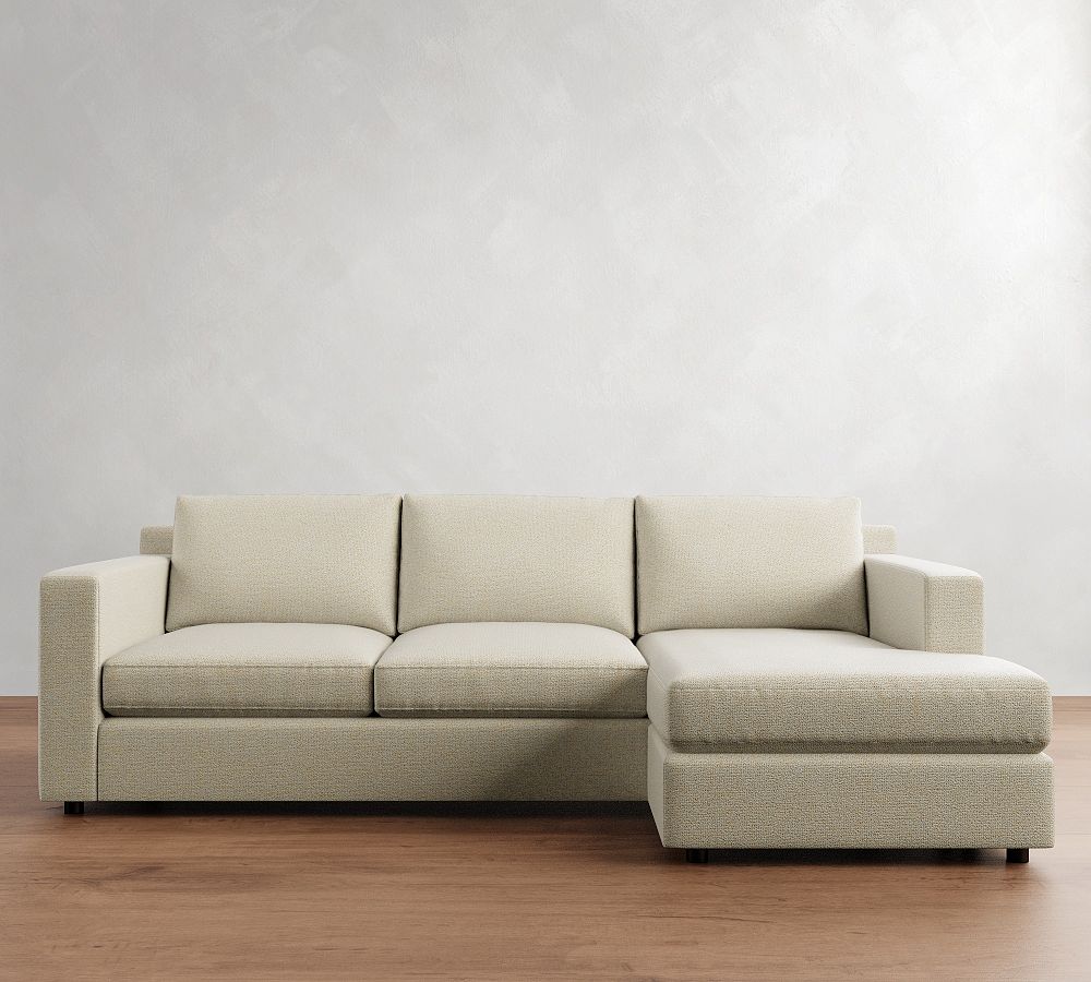 Pacifica Wide Arm Reversible Chaise Sectional Storage Available (86&quot;&ndash;96&quot;)