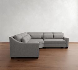 York Slope Arm Deep Seat 3-Piece L-Shaped Wedge Sectional (108&quot;)