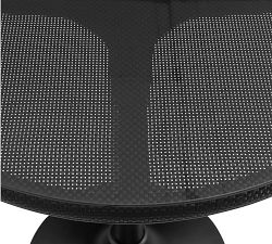 Celano Round Glass Top Pedestal Bistro Table (29&quot;)