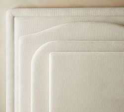 Hampton Upholstered Crowned Bed