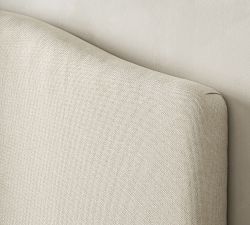 Hampton Upholstered Curved Bed