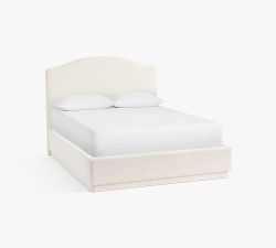 Hampton Upholstered Curved Bed