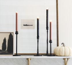 Premium Flickering Flameless Wax Taper Candle