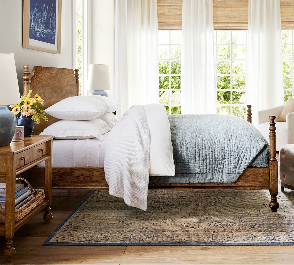 Belgian Flax Linen Handcrafted Quilt