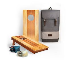 Travel Wood Cornhole Set