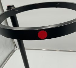Open Box: Everson Round Glass C-Table (14&quot;)