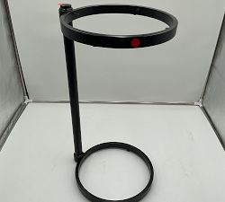 Open Box: Everson Round Glass C-Table (14&quot;)