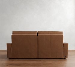 Larkspur Leather Power Reclining Sofa - Storage Available (86&quot;)