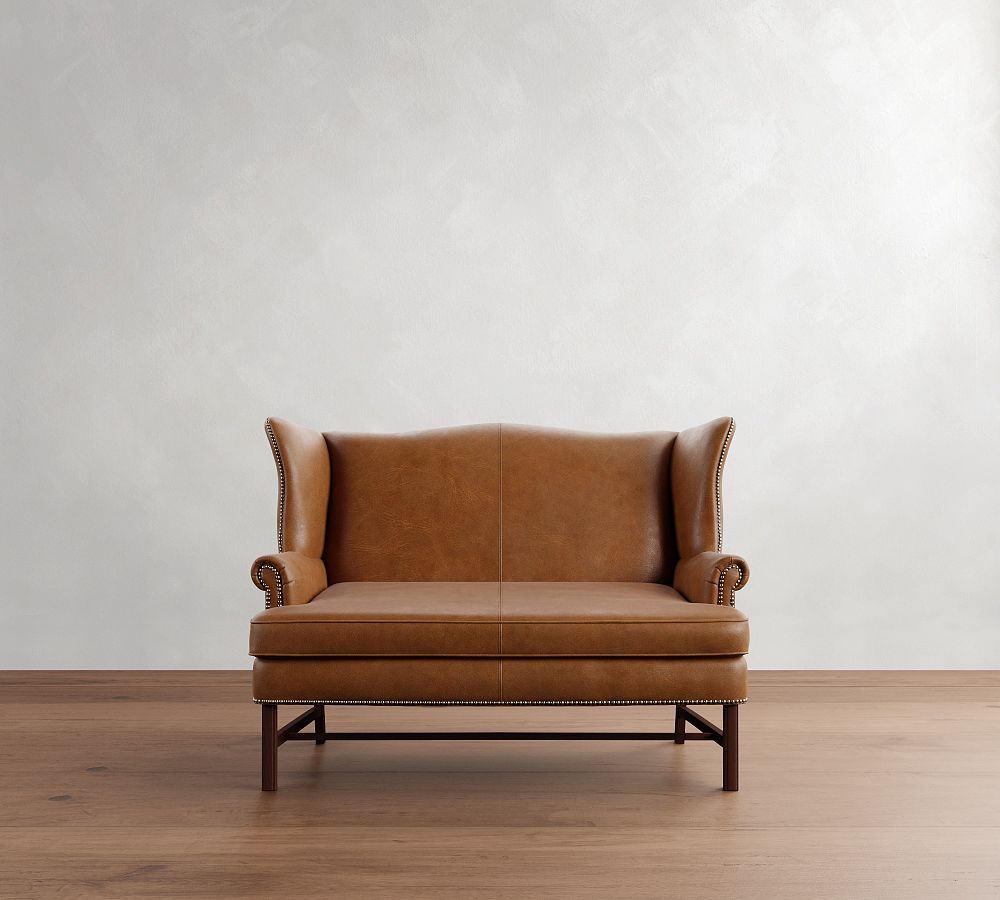 Thatcher Leather Settee (59&quot;)