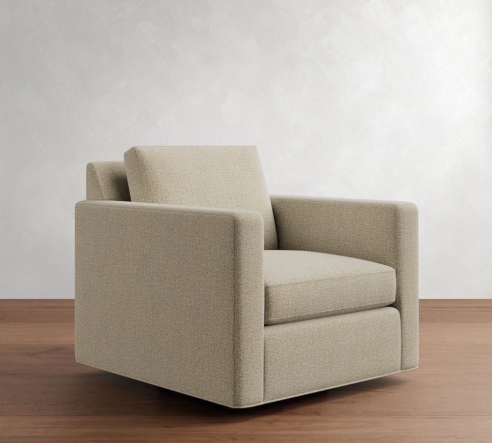 Sanford Square Arm Swivel Chair