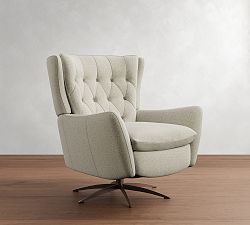 Wells Tufted Swivel Recliner