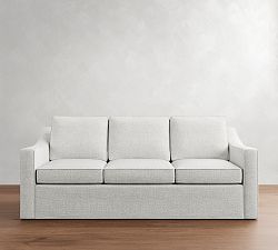 Cameron Slope Arm Slipcovered Side Sleeper Sofa (91&quot;)