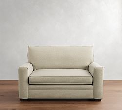 Pearce Square Arm Twin Sleeper Sofa with Memory Foam Mattress (58&quot;)