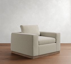 Dream Wide Arm Wood Base Chair