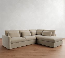 Westwood Slim Arm Deep Seat Return Bumper Sectional (119&quot;-131&quot;)