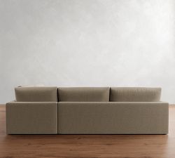 Westwood Slim Arm Deep Seat Return Bumper Sectional (119&quot;-131&quot;)