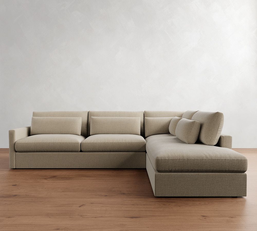 Westwood Slim Arm Deep Seat Return Bumper Sectional (119&quot;-131&quot;)