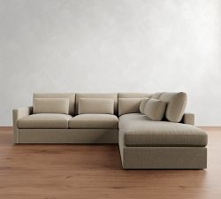 Westwood Slim Arm Deep Seat Return Bumper Sectional (119&quot;-131&quot;)