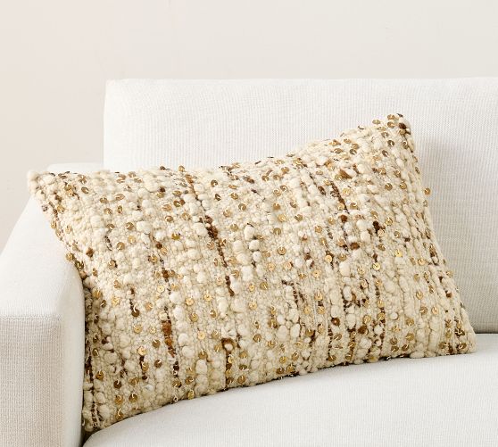 Tecopa Sequin Lumbar Pillow
