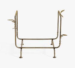 Botanical Fireplace Log Holder