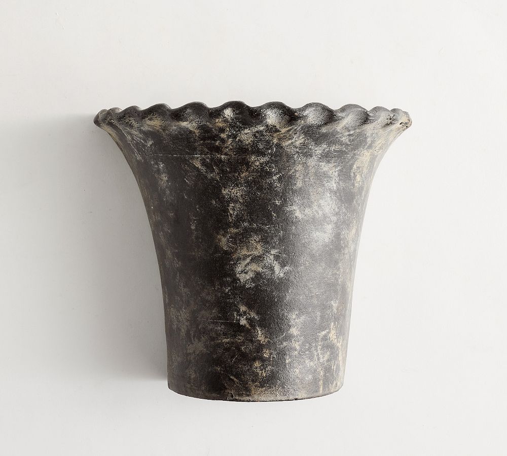 Palermo Hanging Cachepots, Black, Medium