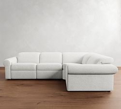 Ultra Lounge Roll Arm Reclining 4-Piece Sectional (116&quot;)