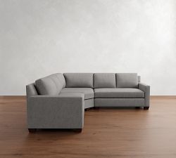 York Square Arm 3-Piece L-Shaped Wedge Sectional (102&quot;)
