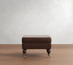Brooklyn Leather Ottoman