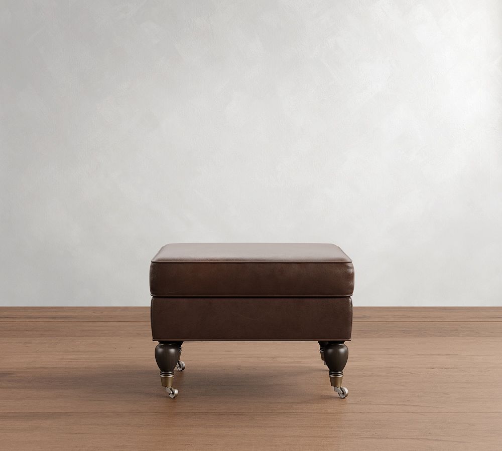 Brooklyn Leather Ottoman