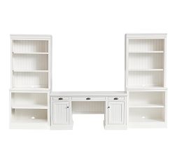 Aubrey Executive Desk with Storage (140&quot;)