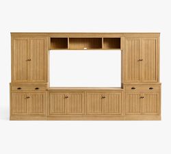 Aubrey 6-Piece Storage Cabinet with Shelf Set (144&quot;)