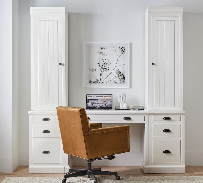 Aubrey Writing Desk with Storage (78