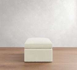 Reya Slipcovered Modular Sectional Ottoman