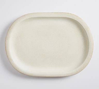 Mendocino Stoneware Serving Platter - Ivory