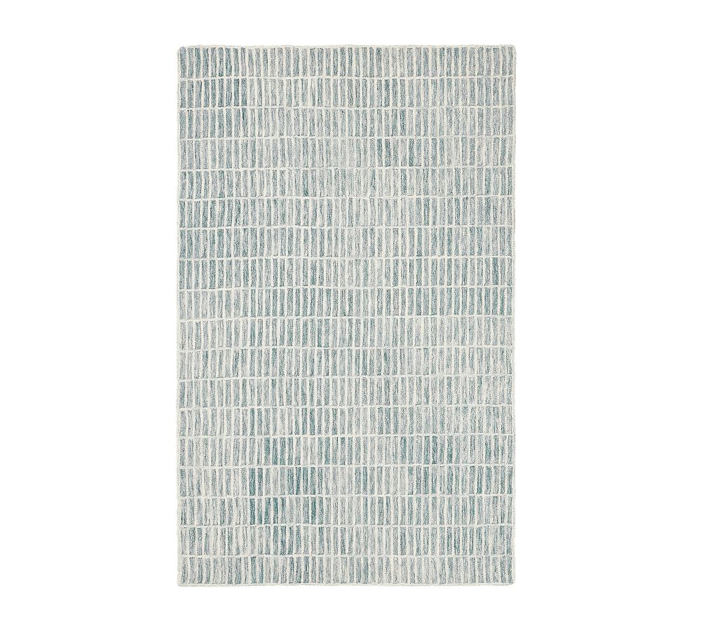 Open Box: Capitola Hand-Tufted Wool Rug, 8' x 10'' - Indigo