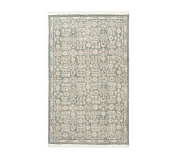 Open Box: Carmine Handwoven Wool Rug, 5' x 8' - Chambray Blue