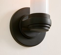 Everett Milk Glass Single Tube Sconce (11&quot;)