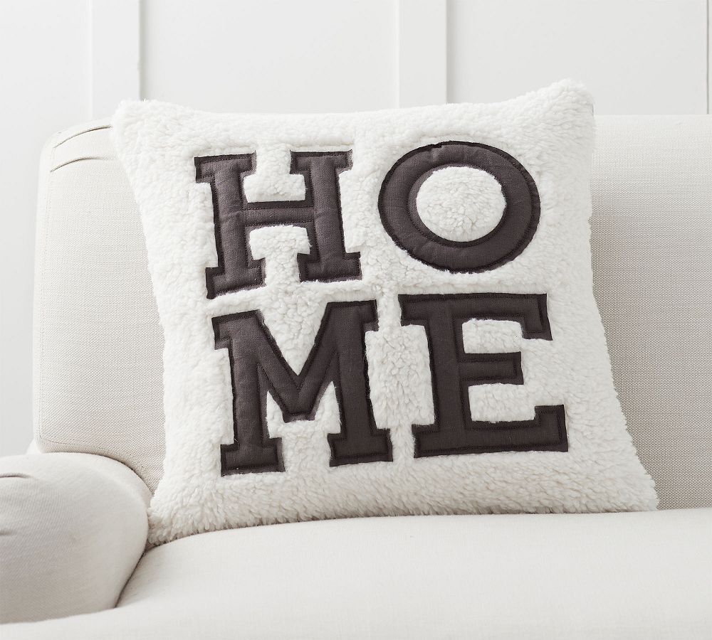 Home Sherpa Pillow Cover