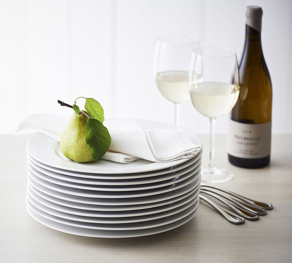 Classic Rim Dinner Plates - Set of 4
