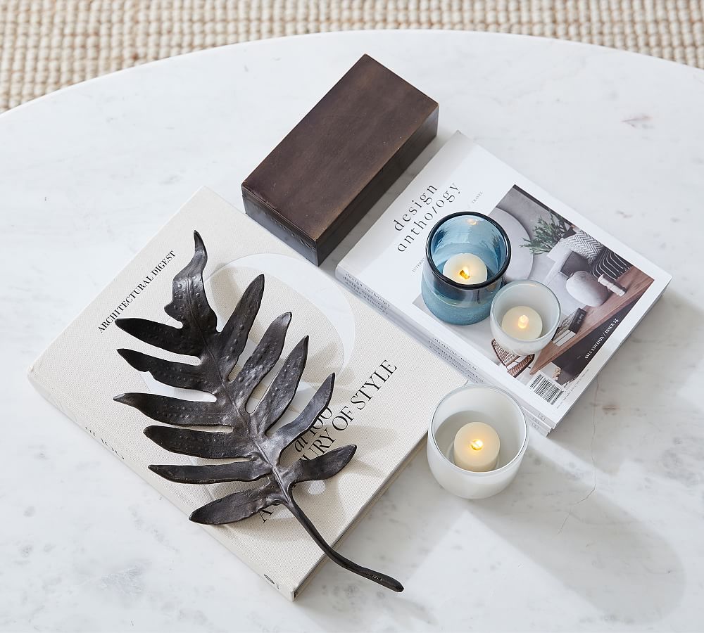 Decorative Bronze Leaf Object