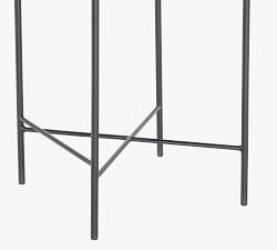 Kleio Woven Leather Stool