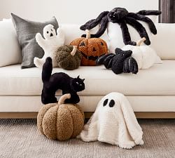 Light Up Jack-o&rsquo;-Lantern Pumpkin Pillow